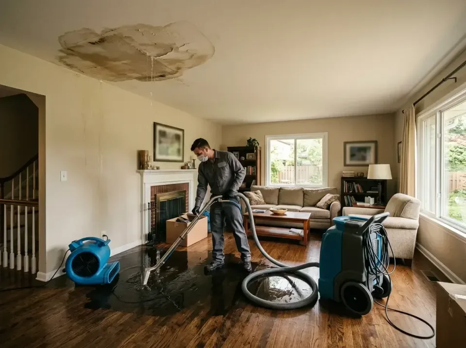 attic-pipe-burst-ceiling-drip-008 — frequently asked questions, Water Damage Restoration & Carpet Care in St. Augusta, MN